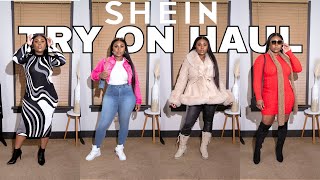 NEW 🔥2024 SHEIN Winter Try On Haul | #midsizefashion #sweaterdress #coats #jackets