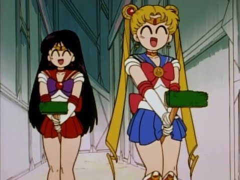 Sailor Moon and Sailor Mars tripping balls