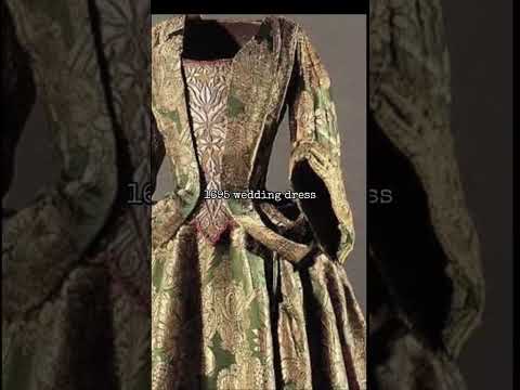 1690s wedding dress 💎|| 17th century || baroque || #history #fashion #weddingdress #shorts