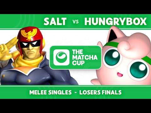 🍵Matcha Cup: Salt (Captain Falcon) vs Hungrybox (Jigglypuff) | SSBM Melee Losers Finals