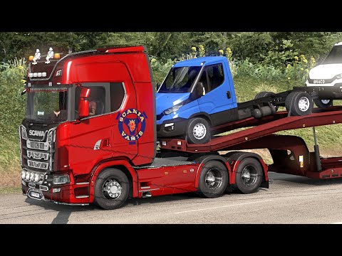 Euro Truck Simulator 2 - Scania S520 V8 - Bastia To Sassari Part 1
