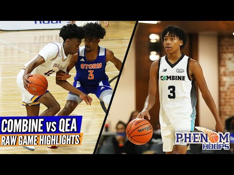 HIGHLIGHTS: Robert Dillingham vs Camian Shell at Combine Defeats QEA in Rd. 1 of Phenom HoopState!