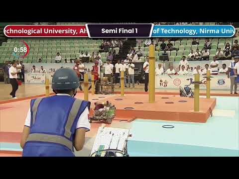 ABU Robocon 2023 India: GTU Vs NIRMA (Semi Final) #robocon  #robofusion