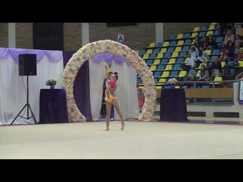 Sara Muradbegovic KRSG Sloboda Tuzla BIH Ball Hopes 2010 Level A Rhythmic Arad Trophy 2019