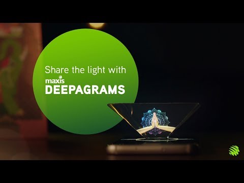 Deepagrams. Maxis’ First Deepavali Hologram