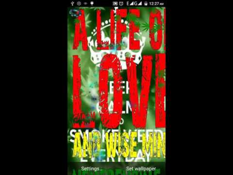 Weed marihuana Live Wallpaper video