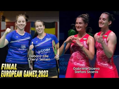 Gabriela Stoeva/Stefani Stoeva  vs Debora Jille/Cheryl Seinen II European Games 2023