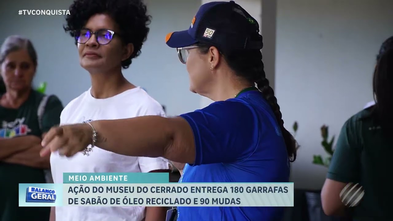 Museu do Cerrado entrega sabão ecológico e mudas para idosos em Lucas do Rio Verde