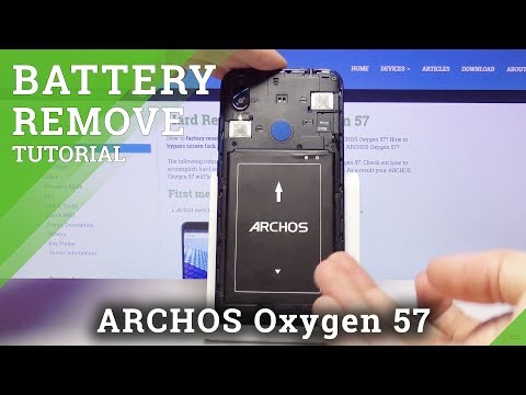 How to Perform Soft Reset in ARCHOS Oxygen 57 - Remove Battery / Open Back Cover