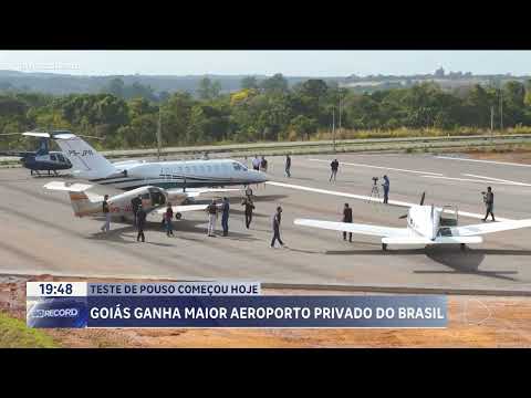 Goiás terá o maior aeroporto privado do país