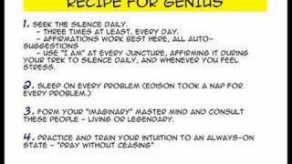preview picture of video 'How to get New Business Ideas - genius recipe'