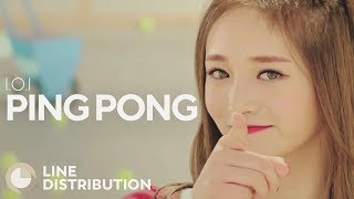 I.O.I - PING PONG (Line Distribution)