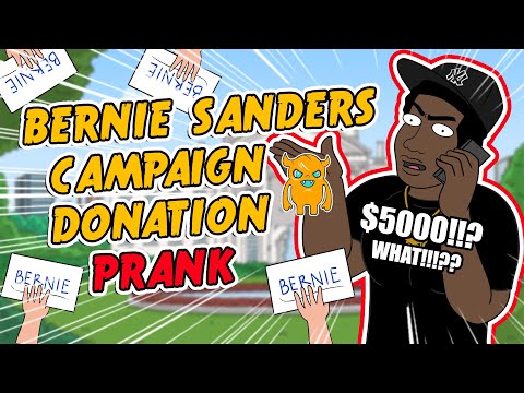 Bernie Sanders Donation RAGE - Ownage Pranks
