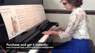 It Came Upon a Midnight Clear - Unique, contemporary piano solo