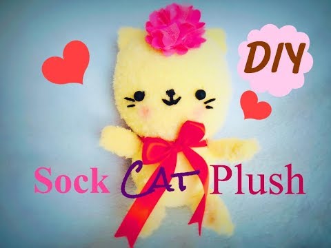 Sock Cat Plush DIY