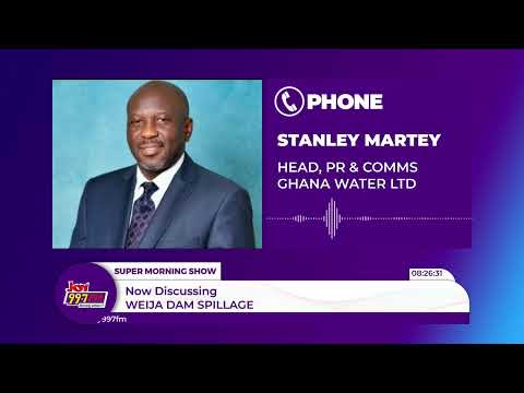 Weija Dam Spillage: Impact is Disheartening But Necessary - PRO of Ghana Water Ltd.