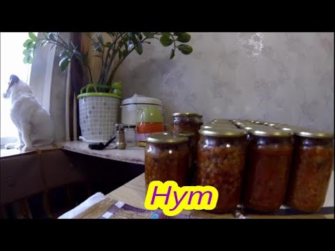 Нут-Перловка со свининой в томатном соусе в Автоклаве Нефор 20/4