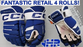 These are almost pro stock! CCM 4 Roll Pro 3 hockey gloves review