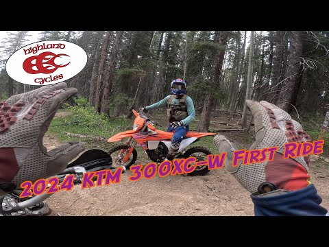 2024 KTM 300XC-W First Ride | XTNG Carb Update | Tree Clearing | Highland Cycles