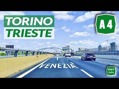 A4 Autostrada Serenissima | TORINO - TRIESTE | Percorso completo