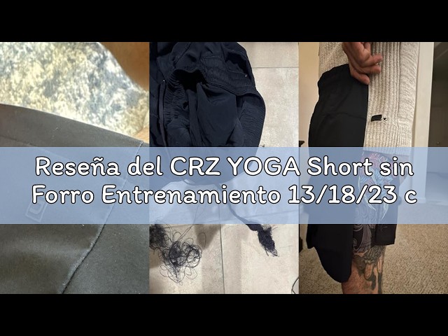Vídeo relacionado con CRZ YOGA Mujer Naked Feeling Pantalones Cortos Deportivos Cintura Alta Yoga Ciclismo Fitness Mallas Cortas - 10cm El Polvo de los latidos del corazón 38