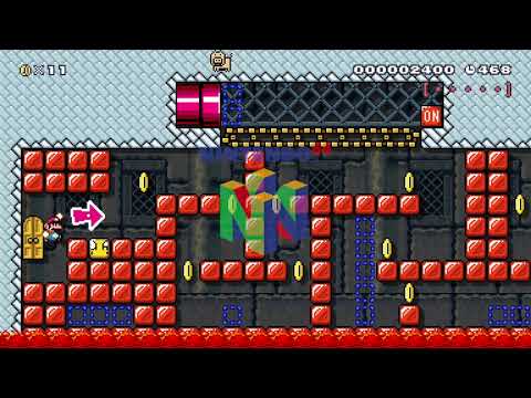 Spike Ball Switcher-TWO by XCube285 🍄 Super Mario Maker 2 ✹Switch✹ #aoh