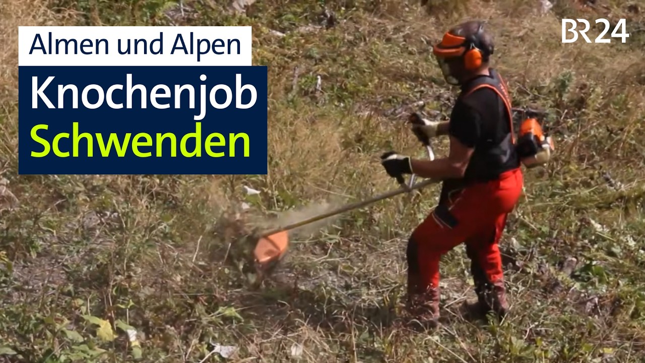Schwenden: Ein Knochenjob für die Kulturlandschaft | Abendschau | BR24