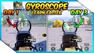 HOW TO USE GYROSCOPE FASTER | BGMI &amp; PUBG MOBILE GUIDE🔥 Tips &amp; Tricks.