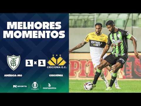 Gols e lances de América-MG x Criciúma