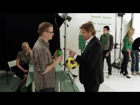 Amazing Tomas Brolin trickshot on Unibet ad shoot