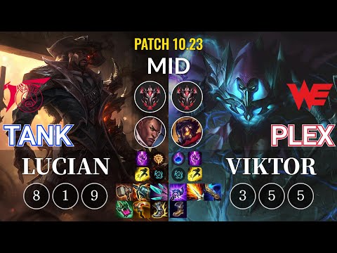 TLN Tank Lucian vs WE Plex Viktor Mid - KR Patch 10.23