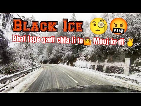 Heavy Snowfall | Drive on Black Ice 🧐 Shimla Kufri | Manali Solang valley Narkanda Himachal