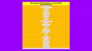 Herb Alpert e Tijuana Brass   Greatest Hits