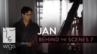 Stephen (dans Jan) behind the scene