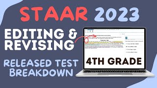 STAAR 2023 4th Grade Released Test: Your Guide to Revising & Editing Questions