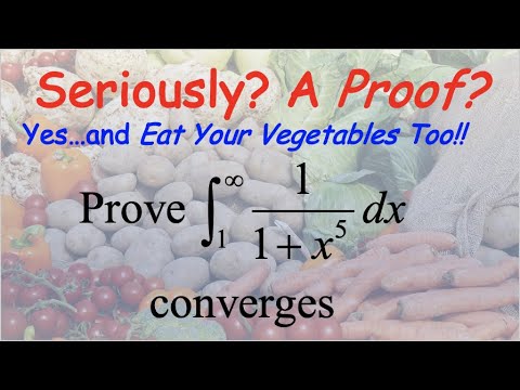 Comparison Test for Improper Integrals Application (Intuition and Full Proof)
