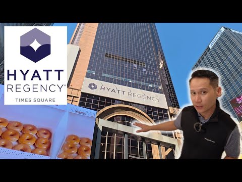 I stayed Hyatt Regency Times Square Room Tour | Epic NYC View! 🗽✨🥂 @Hyatt