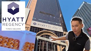 I stayed Hyatt Regency Times Square Room Tour | Epic NYC View! 🗽✨🥂 @Hyatt
