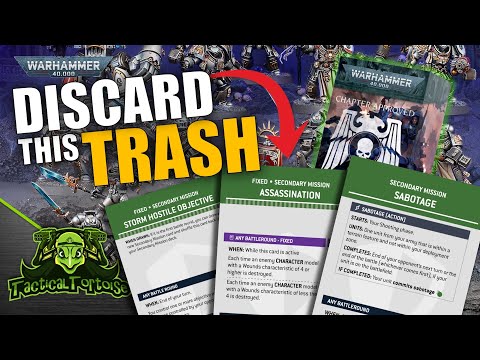 Unecessarily exhaustive Tier List of EVERY Warhammer 40k Secondary Mission (in Chapter Approved)