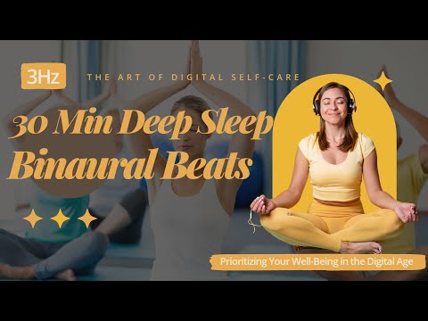 3Hz Delta Binaural Beats for Sleep, Relaxation and Inner Peace: 172Hz & 175Hz Harmonies (30 Minutes)