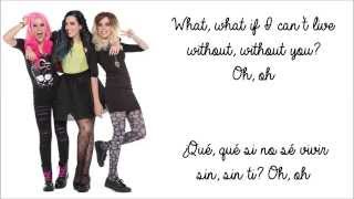 Without you - Sweet California (Letra Español / Inglés + Pictures)