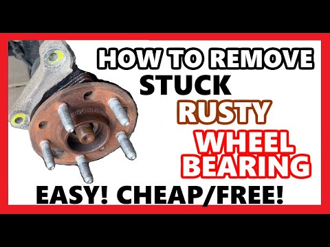 How to remove a rusty stuck Wheel Bearing Hub Assembly. EASY! No sledgehammer required!