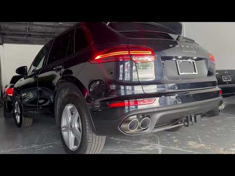 Moonlight Blue 2016 Porsche Cayenne S Twin Turbo V6 Cold Start 12072025