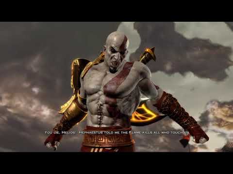 God of War III Remastered - Helios Boss Battle (Chaos difficulty)