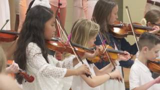 Suzuki Strings Program Performs at Cherry Blossom Festival