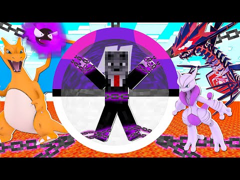 Meus amigos me PRENDERAM em uma MASTERBALL e então eu fiz VINGANÇA com POKÉMON LVL 1000 no minecraft