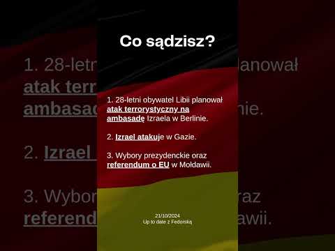 Up to date z Fedorską 21/10/2024