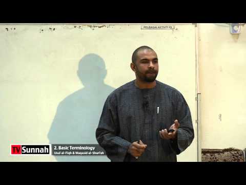 2  Basic Terminology- Usul al Fiqh & Maqasid Shari'ah