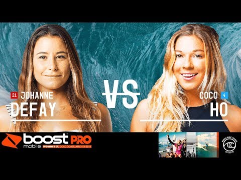 Johanne Defay vs. Coco Ho - Round Three, Heat 8 - Boost Mobile Pro Gold Coast 2019