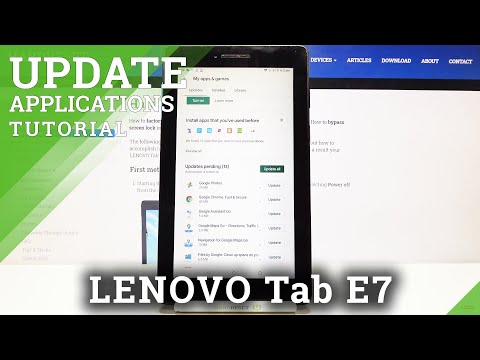 How to Update Apps on LENOVO Tab E7 – Download New App Version